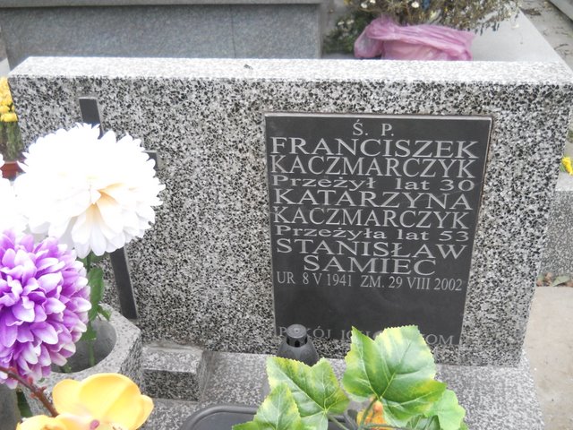 Katarzyna Kaczmarczyk 53 lata Kraków Mogiła - Grobonet - Wyszukiwarka osób pochowanych