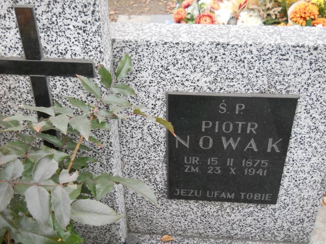Piotr Nowak 1875 Kraków Mogiła - Grobonet - Wyszukiwarka osób pochowanych