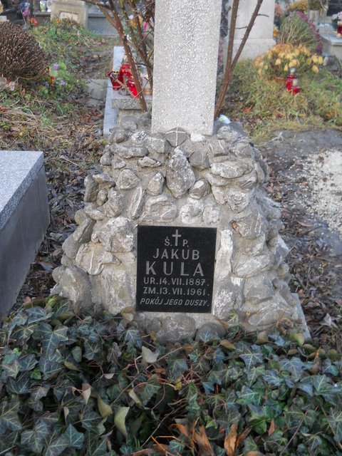 Jakub Kula 1887 Kraków Mogiła - Grobonet - Wyszukiwarka osób pochowanych