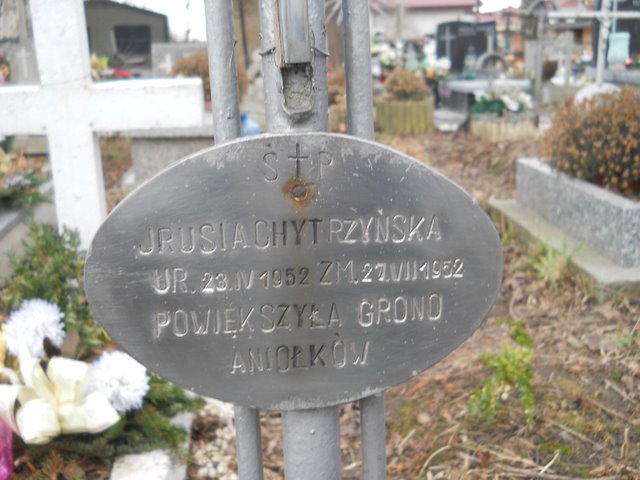 Irusia Chytrzyńska 1952 Kraków Mogiła - Grobonet - Wyszukiwarka osób pochowanych