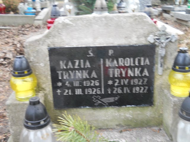 Karolcia Trynka 1927 Kraków Mogiła - Grobonet - Wyszukiwarka osób pochowanych