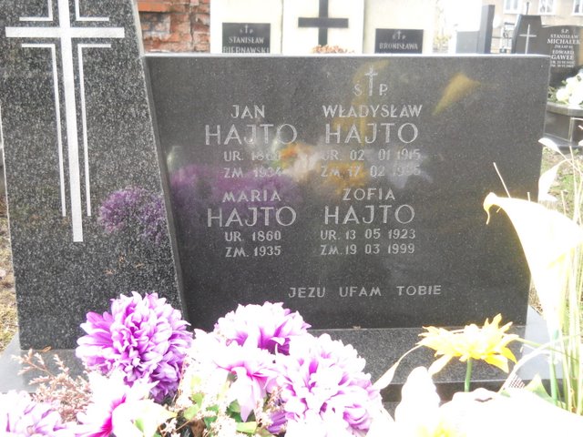 Władysław Hajto 1915 Kraków Mogiła - Grobonet - Wyszukiwarka osób pochowanych