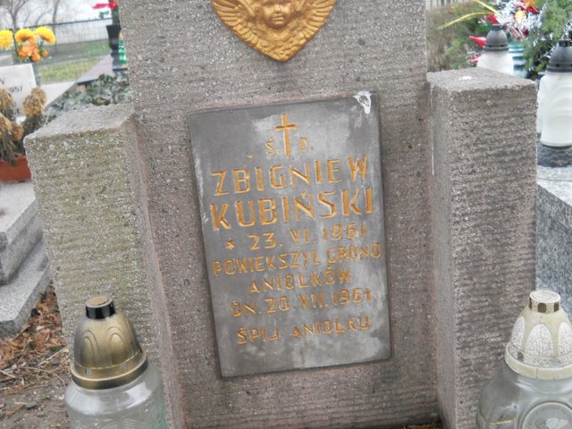 Zbigniew Kubiński 1951 Kraków Mogiła - Grobonet - Wyszukiwarka osób pochowanych